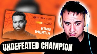 AUSTRALIAN FIRST REACTION TO King Inertia GRAND BEATBOX BATTLE 2021 WORLD LEAGUE Solo Elimination [upl. by Hance]