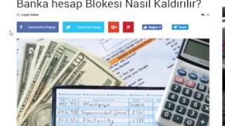 Banka hesap Blokesi Nasıl Kaldırılır  kredi7com [upl. by Chane953]