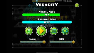 Live veracity geometry dash Hard demon [upl. by Maisie362]