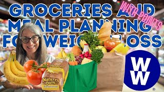 Weight Watchers Groceries and Meal Planning for Weight Loss [upl. by Yensehc]