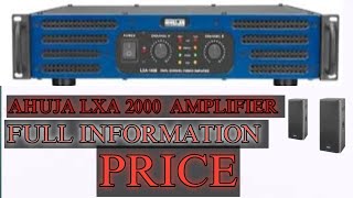 AHUJA 2000 WATT AMPLIFIERPRICE AND LOD CAPACITY POWER OUTPUTdj ahujabrandd ahujadj [upl. by Nilat]