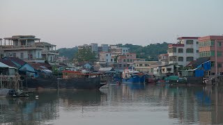 4K China seaside village walking tour Lianhuashan Fishing Village Panyu District Guangzhou [upl. by Janeczka]