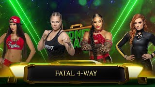 full match  Ronda Rousey vs Nikki Bella vs bianca belair vs becky lynch  money in the bank 2024 [upl. by Innavoj793]