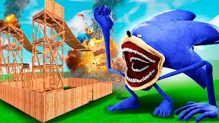 Can SHIN SONIC break into my FORT Garrys Mod Sandbox [upl. by Jordanna]