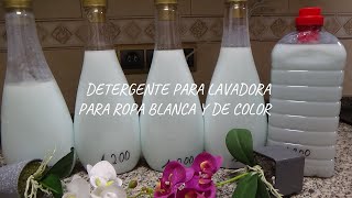 Detergente liquido casero para lavadora  🧼Comidas caseras y consejos de Pepi🍴 [upl. by Ylerebmik619]