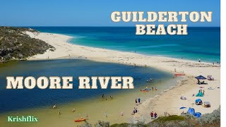 Moore River  Guilderton Beach  River Meets An Ocean  Estuary In Western Australia  krishFlix [upl. by Terb142]