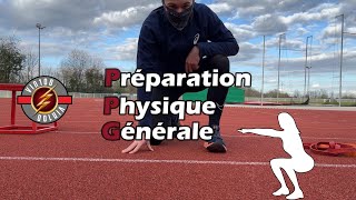 Séance de PREPARATION PHYSIQUE GENERALE  Entraînement en athlétisme [upl. by Ebony]