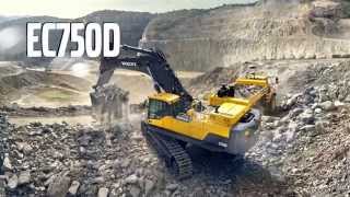 Volvo EC750D Crawler Excavator promotional video [upl. by Imot]