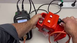 Portable RCD Test Using Metrel Appliance Tester [upl. by Odnama18]