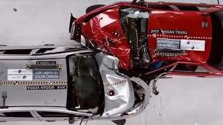 Crash test Nissan V16 Tsuru vs Nissan Versa [upl. by Kirkwood775]