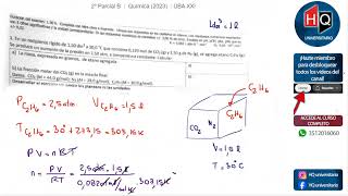 2023  SEGUNDO PARCIAL  TEMA B  QUIMICA UBA XXI [upl. by Emilie]