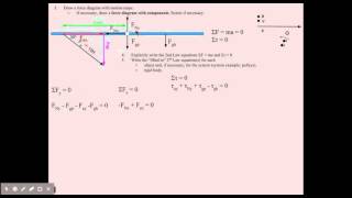 Rotational Equilibrium Example 1 [upl. by Bibbie]