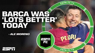 Barcelona was not outstanding not excellent but LOTS BETTER vs Athletic Club  Moreno  ESPN FC [upl. by Rosenquist]