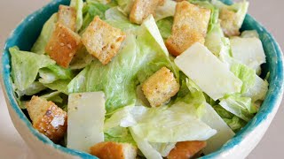 Classic Caesar Salad Recipe [upl. by Sicular]