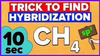 How to calculate Hybridization Easy Trick [upl. by Elfrida717]