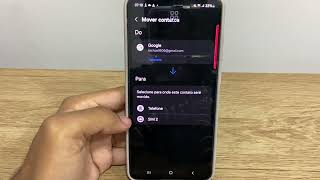 Como transferir os contatos da conta Google para o chip no Samsung S22S22 e S22 Ultra [upl. by Beckman591]