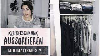 FRÜHJAHRSPUTZ  Kleiderschrank ausmisten  Minimalismus [upl. by Antonio]