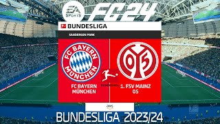 FC 24 Bayern Munich vs Mainz  Bundesliga 2024  PS5 Full Match [upl. by Nagad]