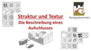 Struktur und Textur von Gesteinen  Beschreibung eines Aufschlusses [upl. by Dietz347]