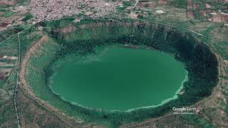 Lonar Crater Lake Maharashtra [upl. by Ecirtaeb]