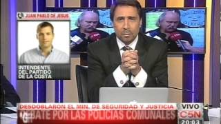 C5N  SEGURIDAD DEBATE POR LAS POLICIAS COMUNALES [upl. by Livvi]