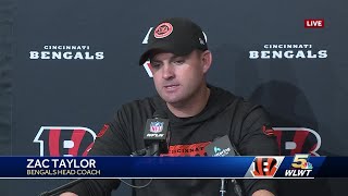 Zac Taylor speaks after loss to Chargers in primetime [upl. by Aleet496]