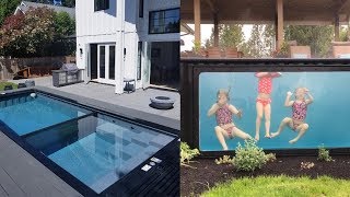 Modern Swimming Pools Made Out Of Shipping Containers [upl. by Latsyrd]