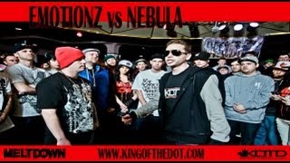 KOTD  Rap Battle  Emotionz vs Nebula [upl. by Attenad106]