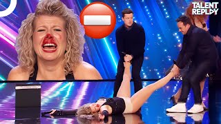 When an Audition Goes WRONG ⛔  Britains Got Talent [upl. by Wallraff]