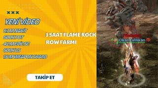 1 Saat Row Flame Rock Farm  Rise Online Farm  Row Farmı  Flame Rock Slotu riseonline [upl. by Katina]