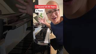 1 Second vs 10 Years of Piano musician piano [upl. by Korff23]