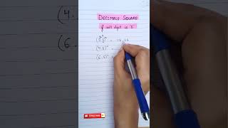 Square of Decimal 🔥youtubemathstricksmathseasytrickshortvideoshortsviralvideotrendingtricks [upl. by Lauree]