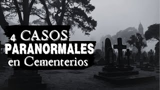 1 HORA CASOS PARANORMALES EN CEMENTERIOS  HISTORIAS REALES [upl. by Eseerehc]