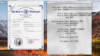 How to Apostille a Washington Birth Certificate [upl. by Imled]