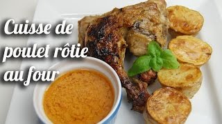 Cuisses de Poulet rôties au four Marinade africaine [upl. by Ruffin]