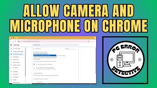 How to Allow Your Camera and Microphone on Google Chrome [upl. by Berk673]