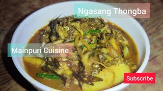 Ngasang Thongba Ngakup  Manipuri delicious cuisine chabdangaojei [upl. by Ekez]