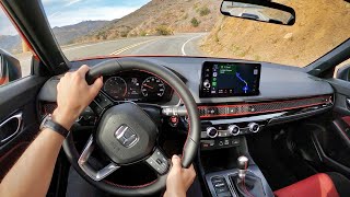 2022 Honda Civic Si Sedan  POV Review [upl. by Hnahk804]