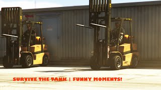 GTA V Online PS4  Survive The Tank  Forklifts  Funny Moments [upl. by Balsam]