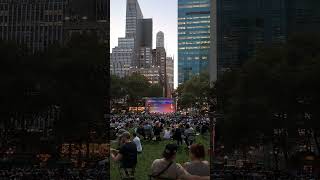 Bryant Park Concert Vibes NYC in Full Swing manhattan nyc [upl. by Aldarcy]