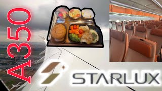 Starlux New A350900 Economy Class Flight Review  SingaporeTaipei  Meal Seat and IFE [upl. by Miett]