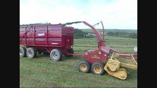 John Deere 6145R with FP230 2nd cut 2018 [upl. by Llirrehs372]