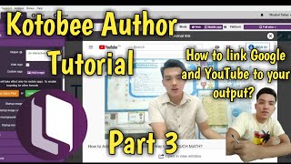 Kotobee Author Tutorial Part 3  How to Link to Google and Youtube  Tagalog [upl. by Lody]