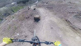 JAI ÉTÉ TROP VITE😨 VTT DH  BIKEPARK HÜRTGENWALD [upl. by Aschim571]