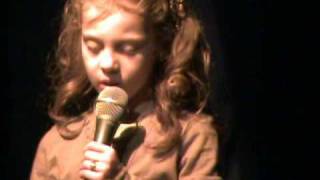 Little girls sings Amazing Graceadorably [upl. by Merwyn]