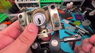 201 4 Pin Medeco Biaxial Picked and Gutted disaster [upl. by Eiramlirpa]