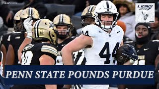 Postgame Podcast Penn State takes another step toward playoff with blowout win at Purdue [upl. by Publia]