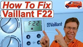 How to Fix F22 Fault Vaillant ecotec Plus Easy to Follow Step By Step Instructions [upl. by Nauq]