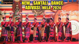 adivashi mela santali dance performance 2024 santali traditional dance video [upl. by Nelyk417]