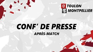 Conf de presse RCT  MHR Aprèsmatch  J7 [upl. by Neleb385]